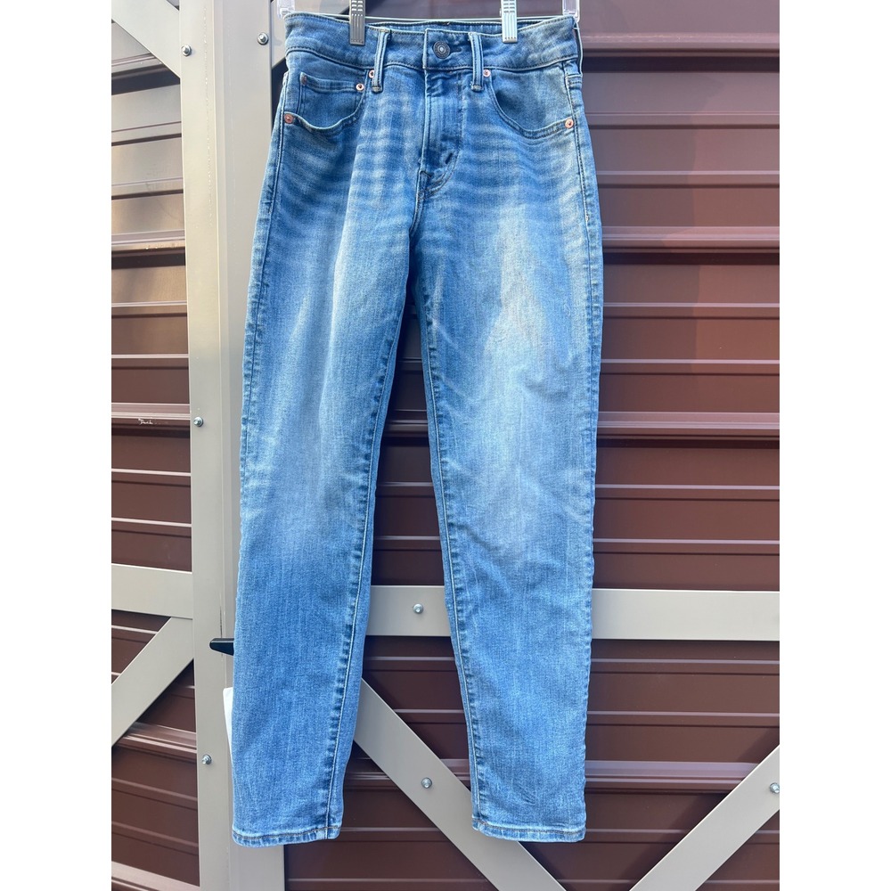 American Eagle Outfitters Womens Jeans Airflex+‎ Blue Wash Slim Fit Size 28x30